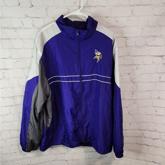 Men's Vintage Dunbrooke "Minnesota Vikings" zip-up jacket, size XL - Picture 1 of 5